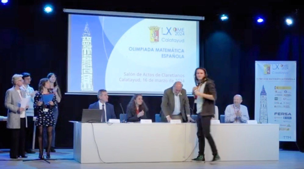 Nuestro alumno Pablo Troyano obtiene medalla de plata en la LX Olimpiada Matemática Española 1 Final Olimpiada Matemática